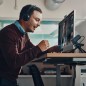 Poly Voyager Focus 2-M Trådløs Kabling Headset Sort